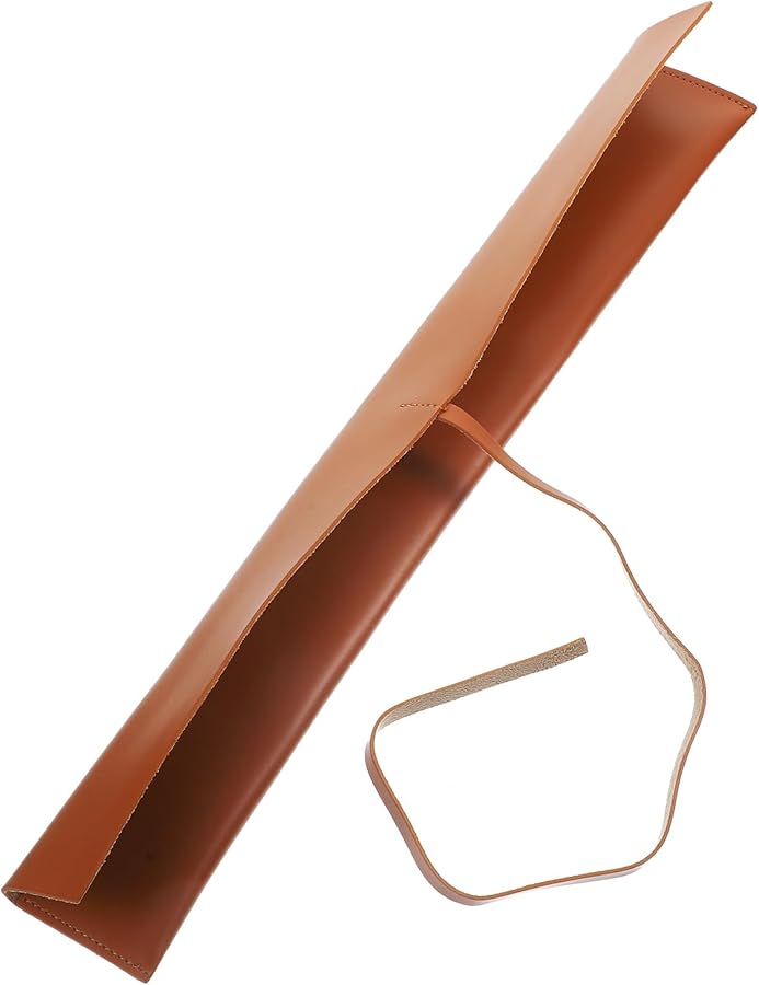 Professional Brown PU Drumstick Carry Bag For 2 Sticks Portable Storage Pouch With Holder - Image 1